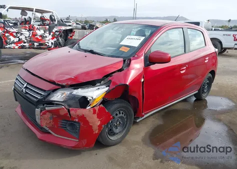 2021 Mitsubishi Mirage Carbonite Edition/Es/Le z USA, uszkodzony, nr VIN ML32AUHJ4MH006260